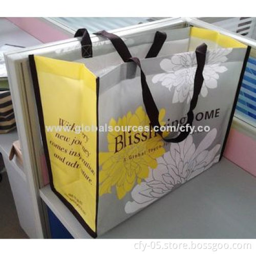 Eco-friendly Nonwoven PP Shopping Handbag, Recycling and Environment-friendly
